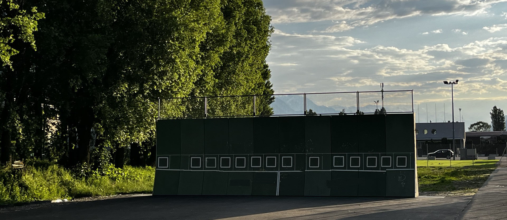 Le mur d'entraînement